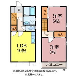 アネシスＣ・Ｄ・Ｅの物件間取画像